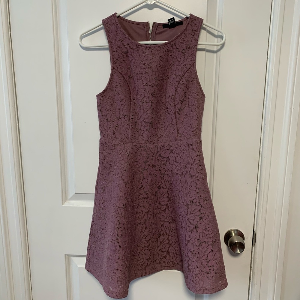 Purple lace dress🌸